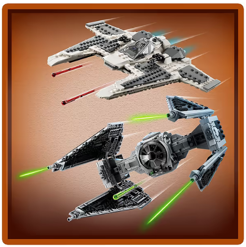 Конструктор Lego Star Wars Мандалорський винищувач проти Перехоплювача TIE (75348) фото №10