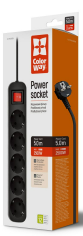 Сетевой фильтр Colorway CW-PSEA55BK фото №2