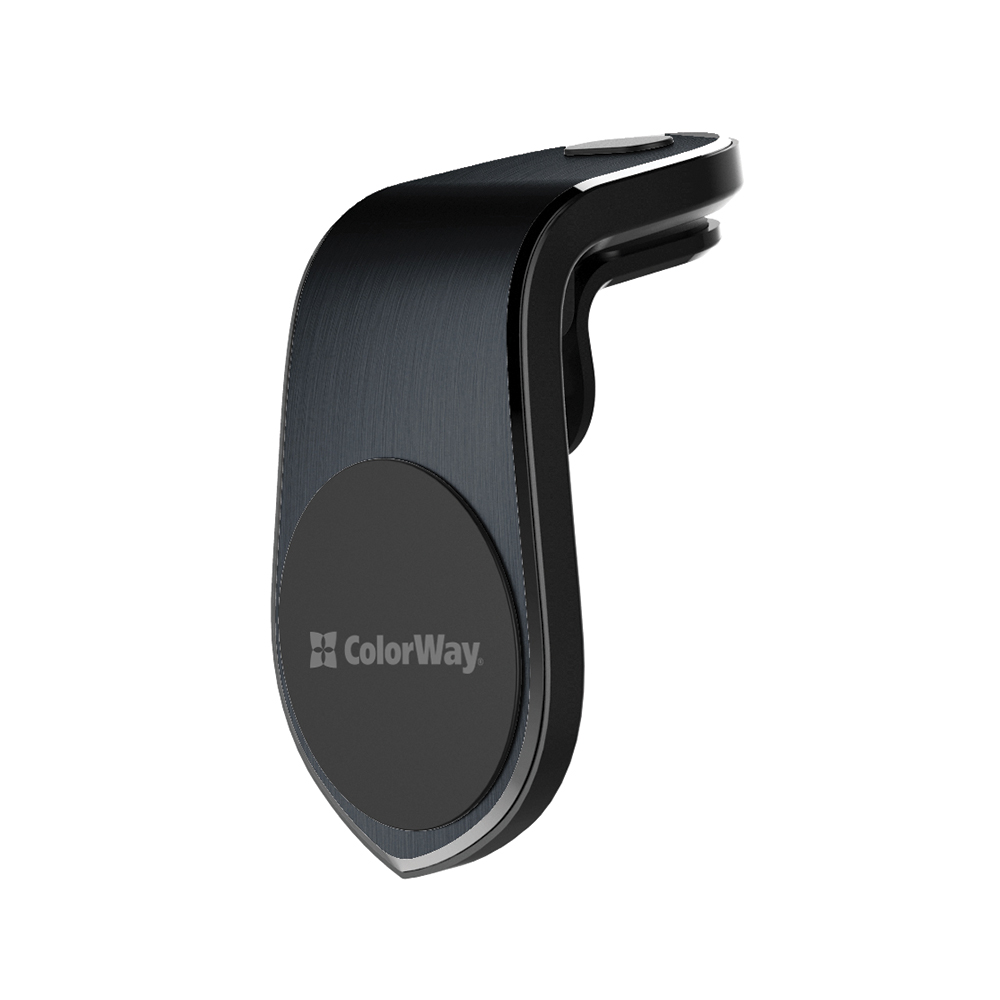 Автодержатель Colorway для телефона магнітий CW-CHM04-BK Metallic Air Vent-1 Black фото №4