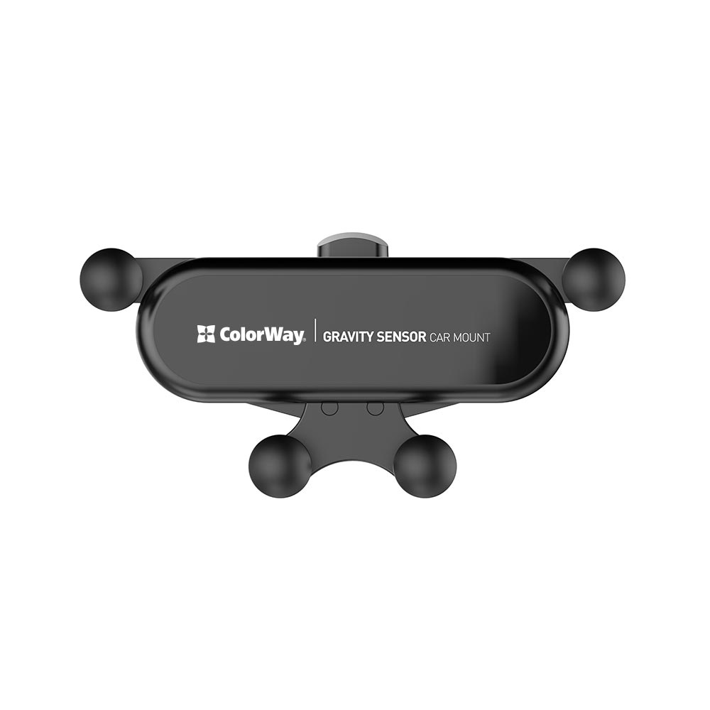 Автодержатель Colorway для телефона CW-CHG11-BK Gravity Sensor Holder Black фото №4