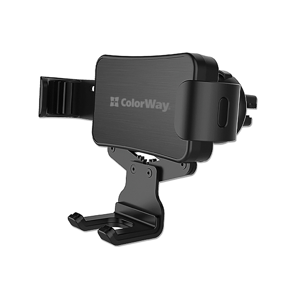 Автодержатель Colorway для телефона CW-CHG02-BK Metallic Gravity Holder-2 Black фото №2