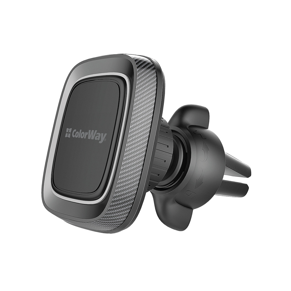 Автотримач Colorway для телефона магнітний CW-CHM05-GR Air Vent-2 (360 ° rotation) Gray фото №5