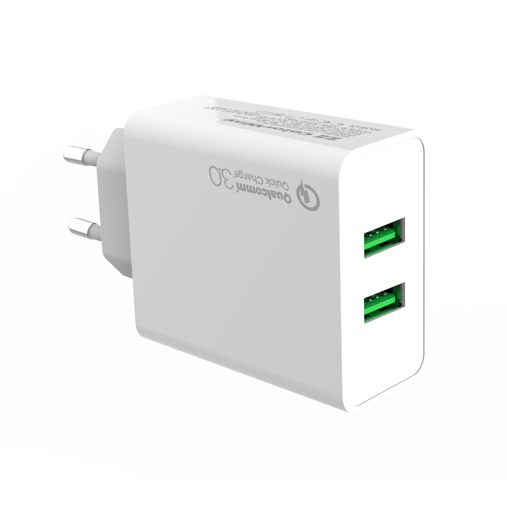 МЗП Colorway 2USB Quick Charge 3.0 (36W) белое фото №3