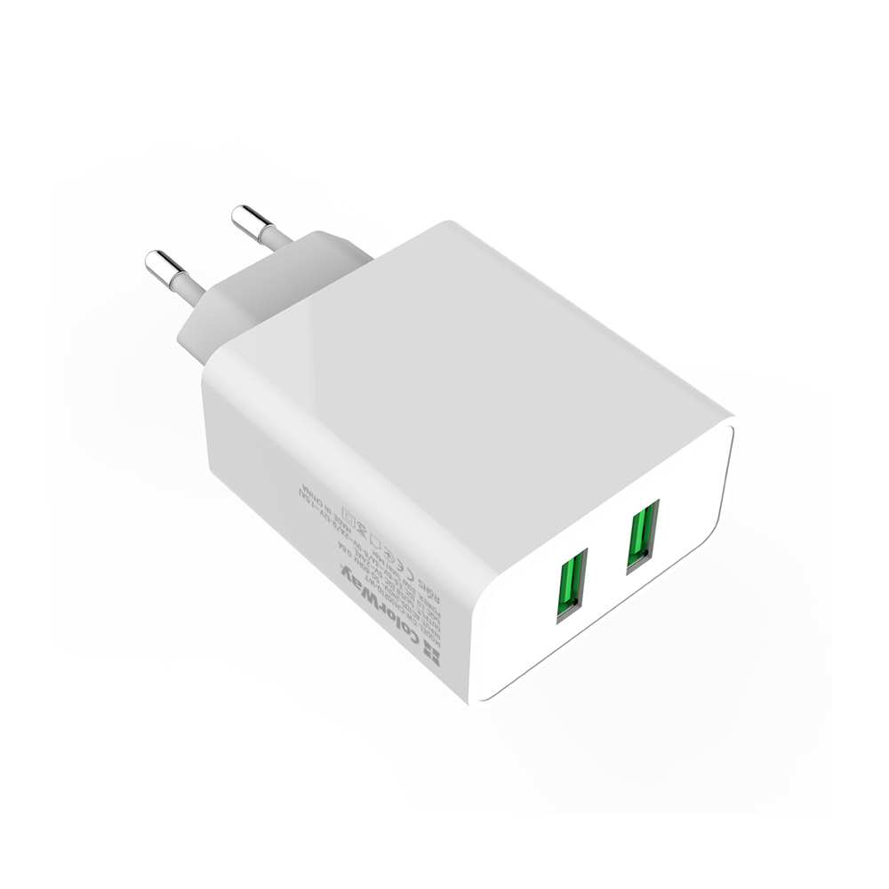МЗП Colorway 2USB Quick Charge 3.0 (36W) белое фото №7