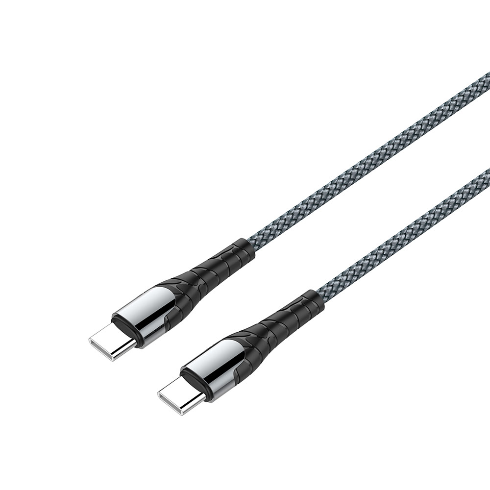 Colorway Type-C - Type-C (PD Fast Charging 65W) 3.0А 2м сірий CW-CBPDCC039-GR фото №2
