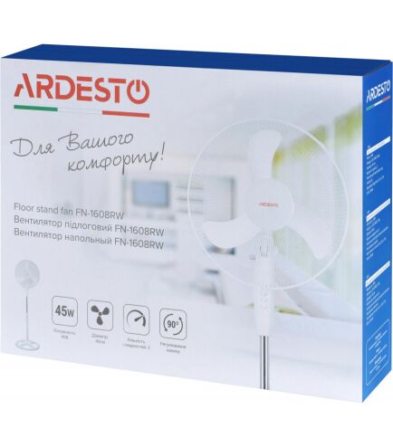 Вентилятор Ardesto FN-1608RW фото №5