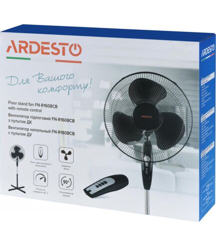 Вентилятор Ardesto FN-R1608CB фото №7