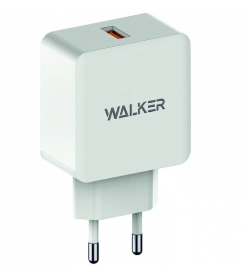 МЗП Walker WH-25 QC3.0 1USB / 2.4A white
