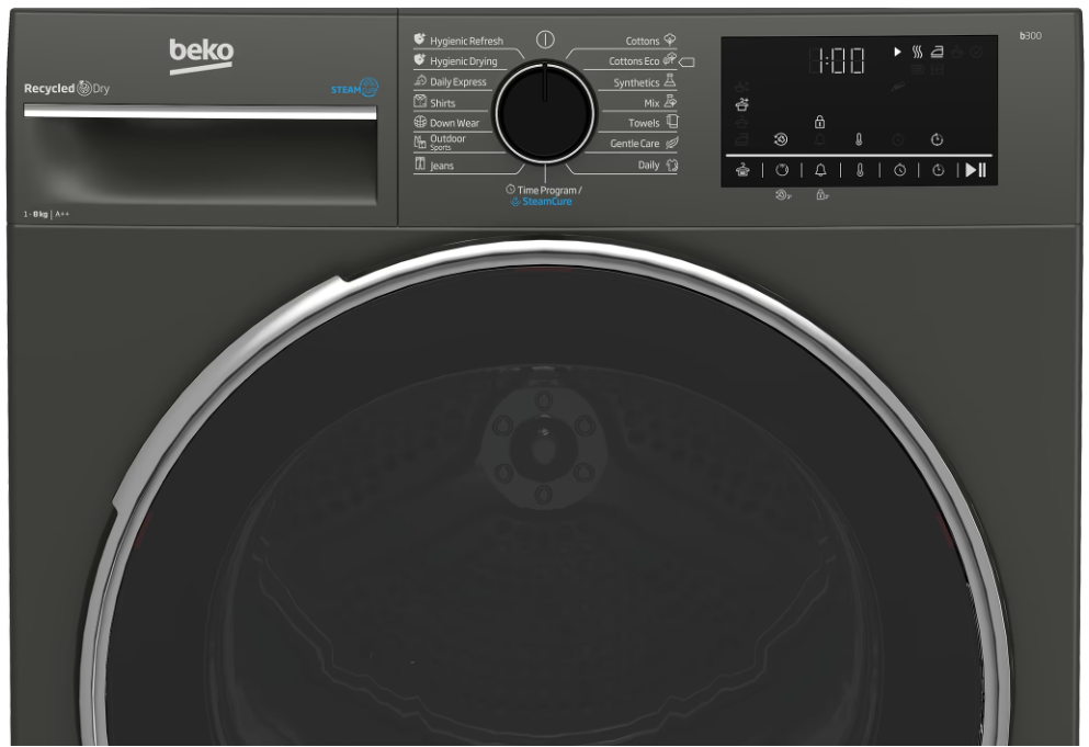 Сушильна машина Beko B3T68239MG фото №4