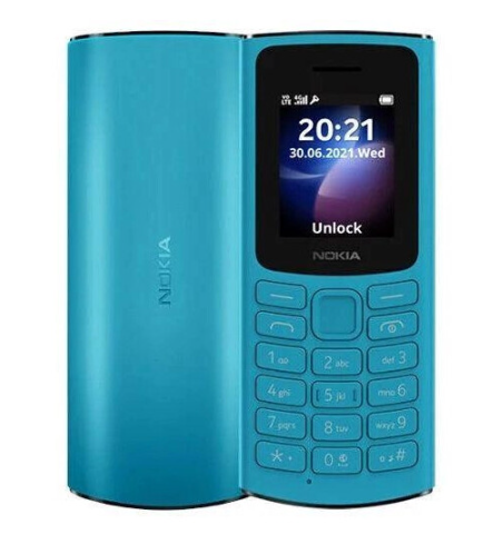 Мобильный телефон Nokia 105 DS 2023 Cyan