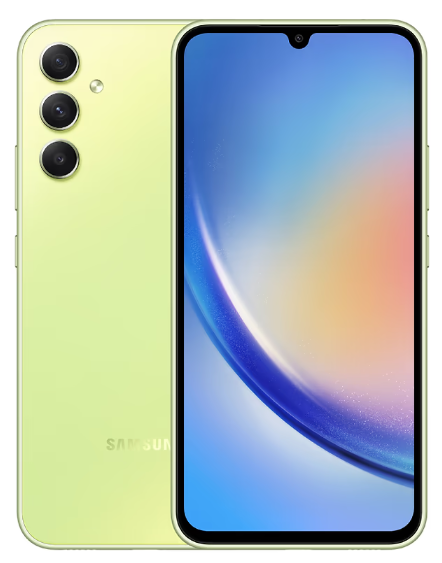 Смартфон Samsung SM-A346E (GALAXY A34 5G 6/128GB) LGA LIGHT GREEN (UA-UCRF)