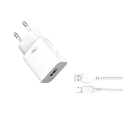 МЗП XO L99 2.4A/1USB   microUSB White