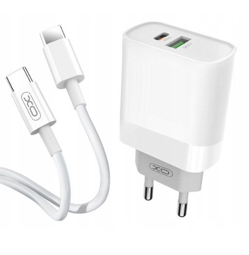 МЗП XO L64 PD 20W/1 USB 1 USB-C White