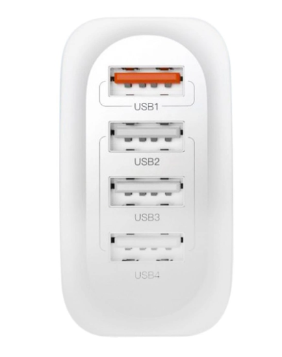 МЗП XO L100 36W (18W/1USB   2.4A/3 USB)   Type-C фото №2