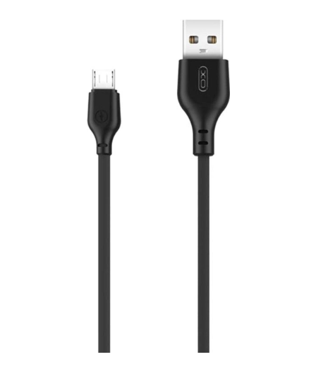XO microUSB NB103 2.1A/1m Black