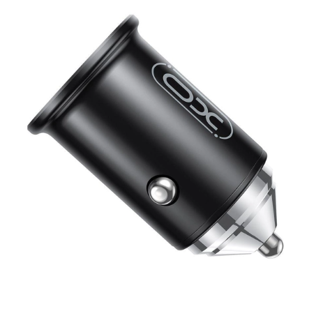 АЗП XO CC43 1 USB QC 3.0   1 Type-C PD (45W) Black фото №2