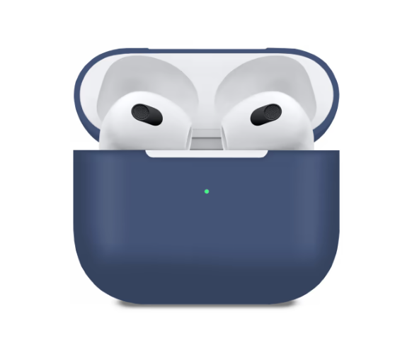 Чехол для навушників MAKE Apple AirPods 3 Silicone Blue (MCL-AA3BL)