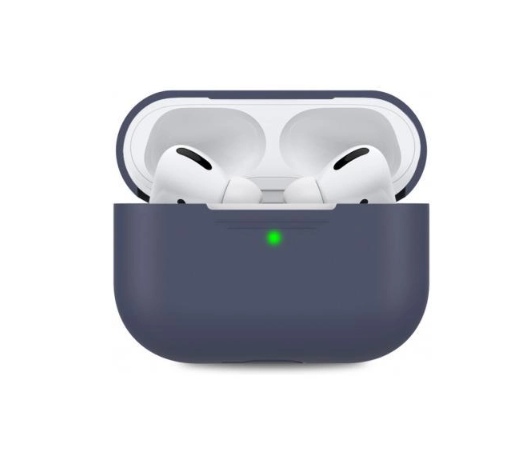 Чохол для навушників MakeFuture Apple AirPods Pro Silicone Blue (MCL-AAPBL)