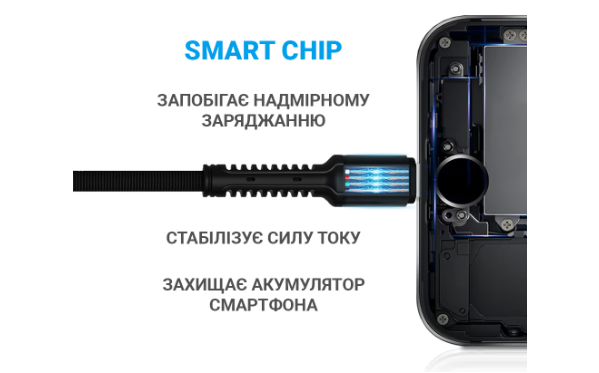 MAKE USB to Type-C 3A 1м Denim Grey (MCB-CD10GR) фото №5