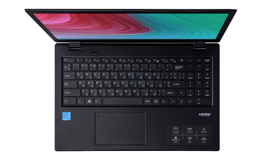 Ноутбук Prologix M15-722 (PN15E03.I51232S5NU.031) Black фото №2
