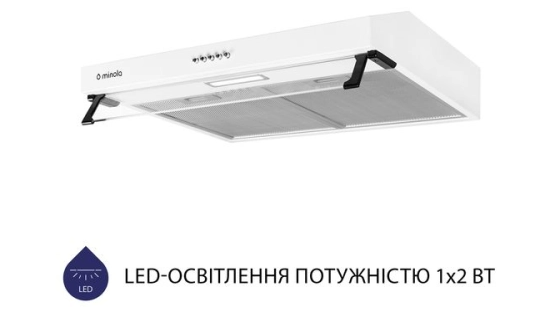 Витяжки Minola HPL 514 WH фото №5