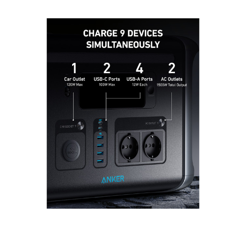 Зарядна станція Anker 757 PowerHouse фото №9