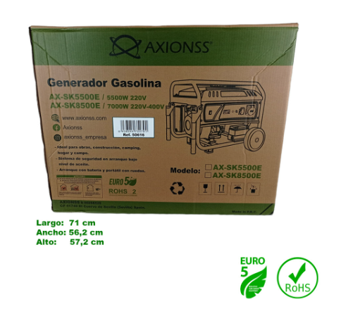 Генератор Axionss AX-SK8500E фото №12