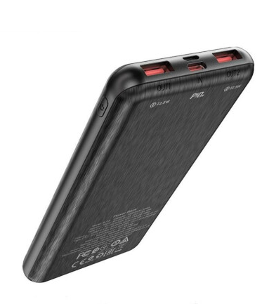 Мобільна батарея Borofone BJ13 Sage fully compatible 10000mAh 22.5W Black