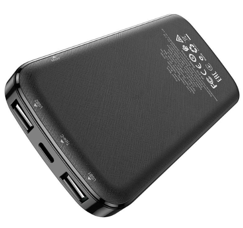 Мобільна батарея Borofone BJ17 Oceanic digital 10000mAh Black фото №2