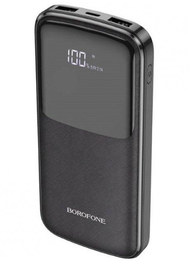 Мобільна батарея Borofone BJ17 Oceanic digital 10000mAh Black