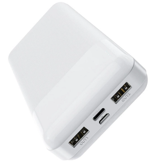 Мобільна батарея Hoco J72A Easy travel (20000mAh) White фото №2
