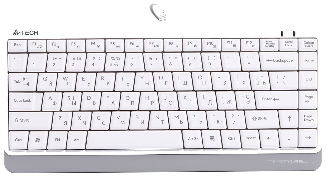Клавиатура A4Tech FKS11 USB White