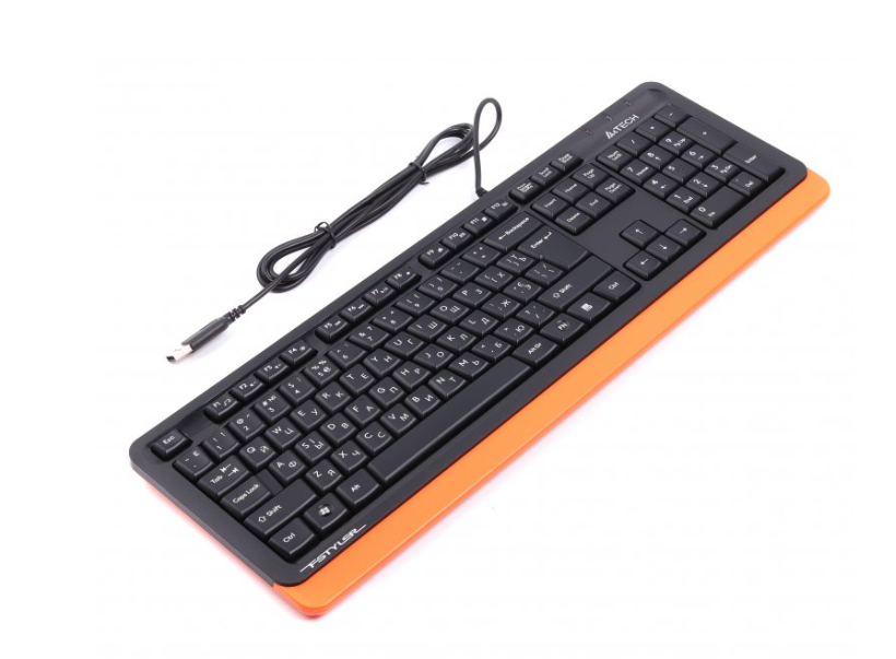 Клавиатура A4Tech FKS10 USB Orange фото №3
