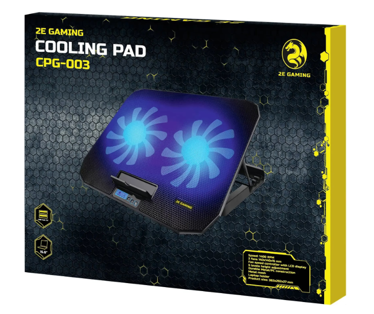 Подставка для ноутбука 2E GAMING CPG-003 15.6` Black фото №12