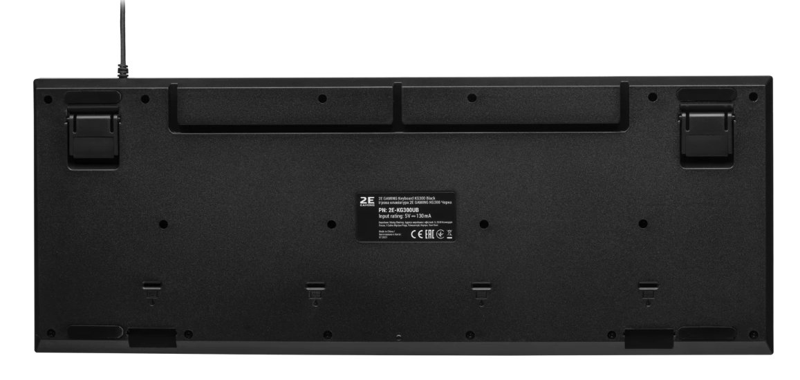Клавиатура 2E GAMING KG300 LED USB Black UKR фото №7