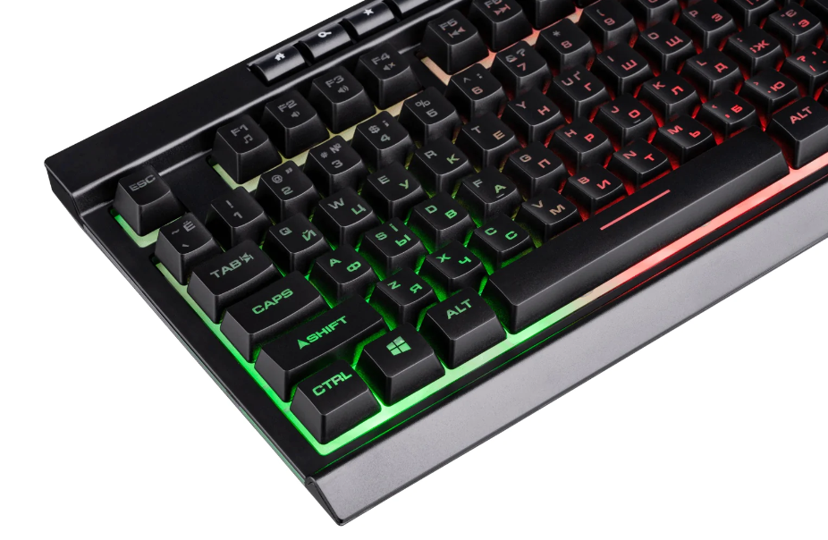 Клавиатура 2E GAMING KG300 LED USB Black UKR фото №3
