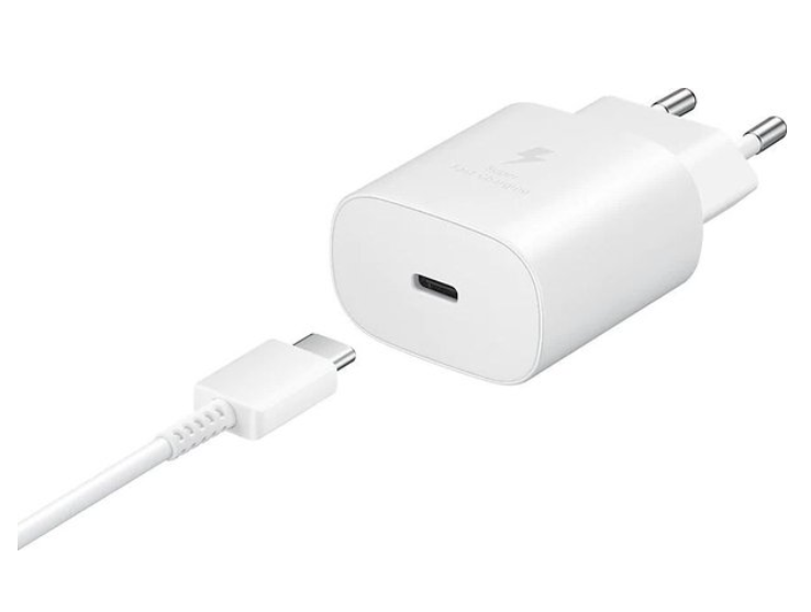 МЗП Samsung 25W Super Fast Charging (w/o cable) White (EP-TA800NWEGRU) фото №2
