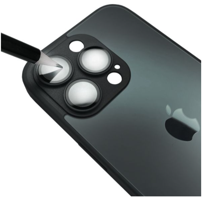 Чохол для телефона Aurora Glass Case for iPhone 14 Pro with MagSafe Graphite фото №2