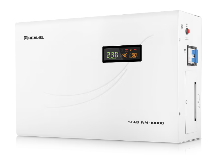 Стабилизатор напряжения REAL-EL STAB WM-10000 (EL122400015)