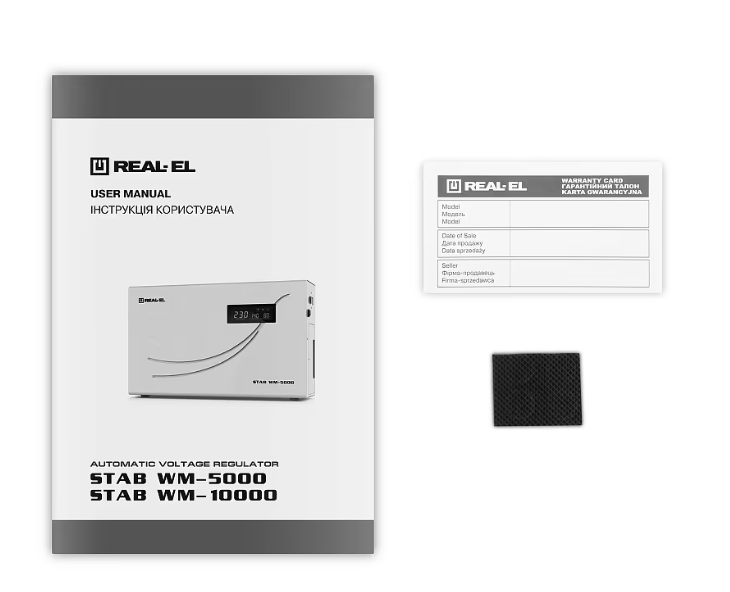Стабилизатор напряжения REAL-EL STAB WM-10000 (EL122400015) фото №8