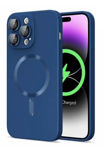 Чохол для телефона Cosmic Frame MagSafe Color for Apple iPhone 14 Pro Navy Blue