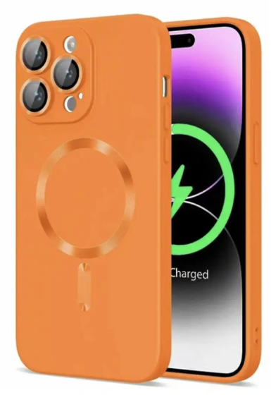 Чохол для телефона Cosmic Frame MagSafe Color for Apple iPhone 14 Pro Orange