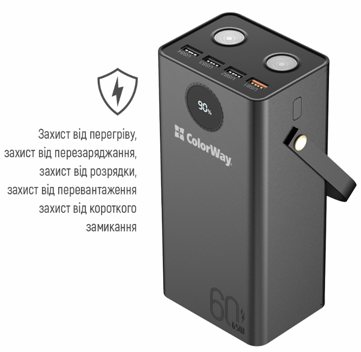 Мобильная батарея Colorway CW-PB600LPA5BK-PDD фото №5