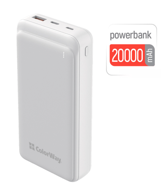 Мобільна батарея Colorway CW-PB200LPG3WT-PD