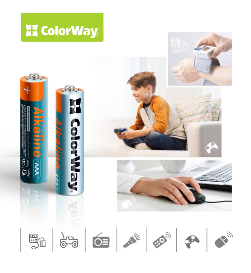 Батарейки Colorway CW-BALR03-2BL фото №3