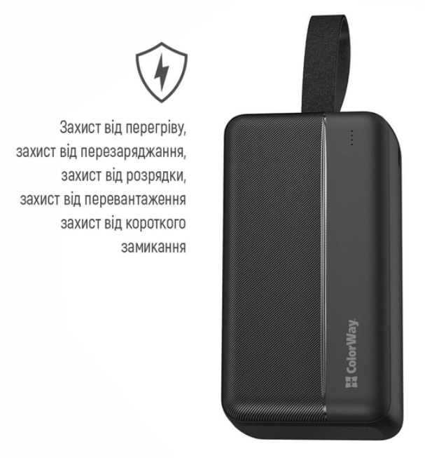 Мобильная батарея Colorway CW-PB300LPC2BK-PD фото №3