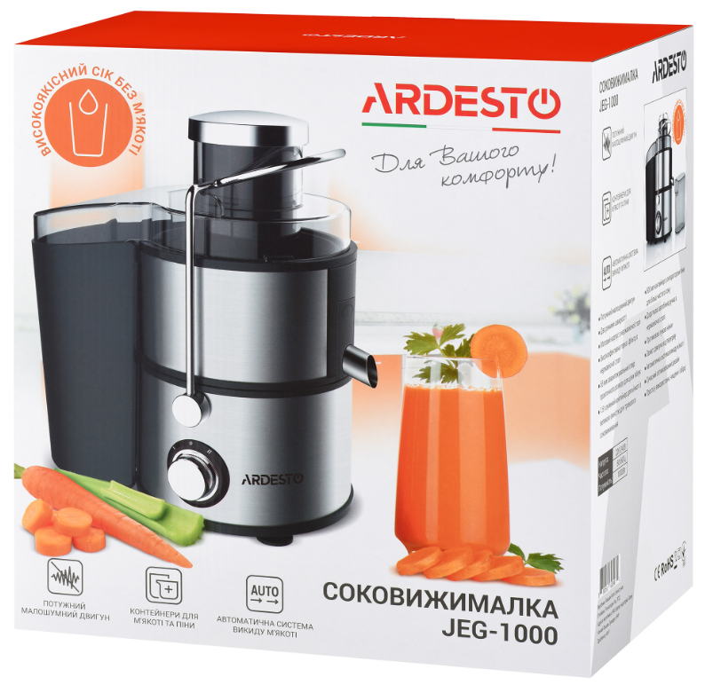 Соковитискач Ardesto JEG-1000 фото №15
