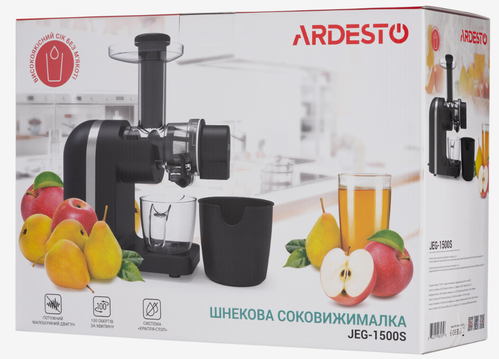 Соковитискач Ardesto JEG-1500S фото №11