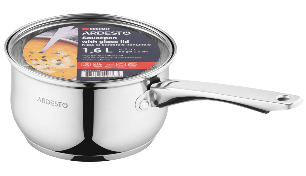 Каструля Ardesto Gemini Gourmet Spoleto AR1916GSS фото №3