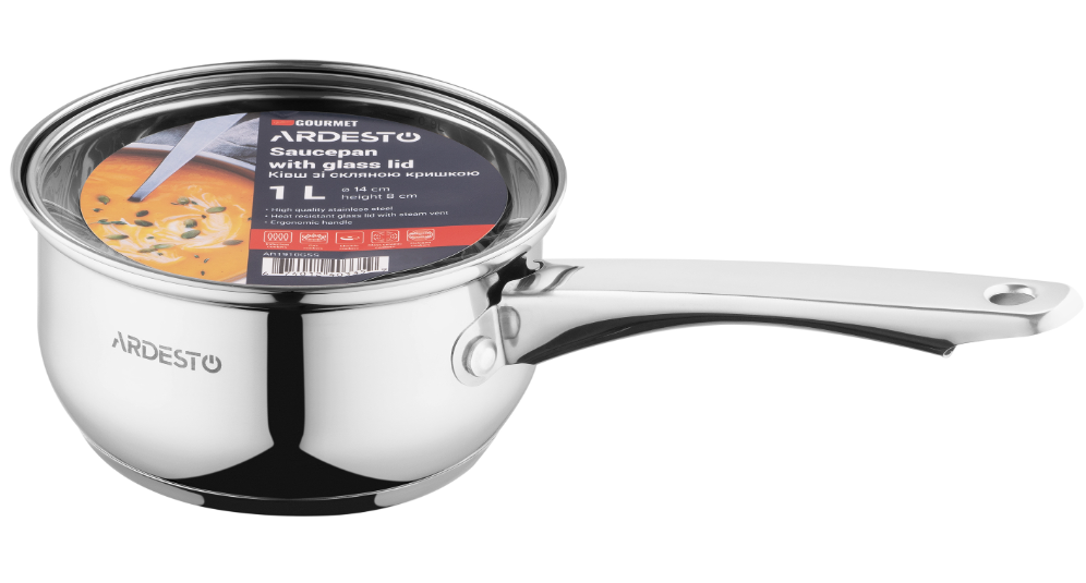 Каструля Ardesto Gemini Gourmet Spoleto AR1910GSS фото №4